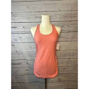 NWT Beyond Yoga Racerback Drawstring Tank Coral Glow Small